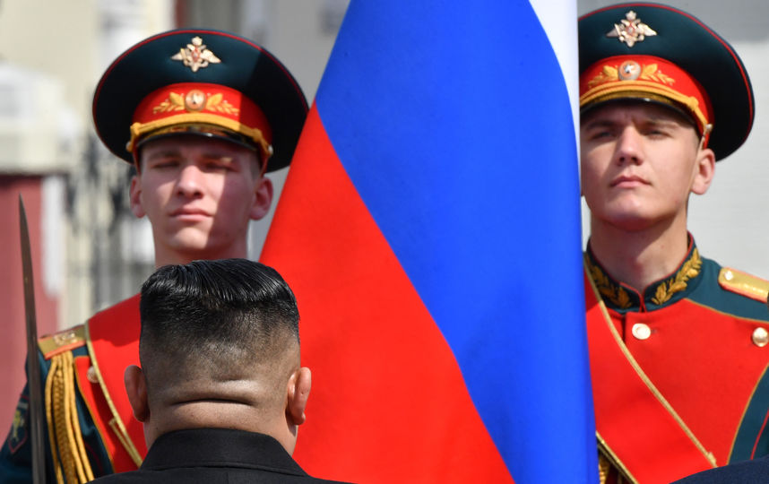 Ким Чен Ын во Владивостоке. Фото AFP