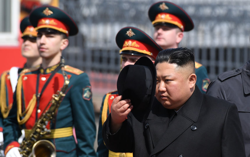 Ким Чен Ын во Владивостоке. Фото AFP