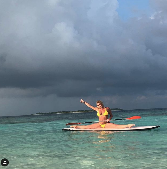 Волочкова на Мальдивах, 2018-й год. Фото скриншот https://www.instagram.com/volochkova_art/?hl=ru
