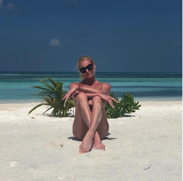 Волочкова на Мальдивах, 2019-й год. Фото скриншот https://www.instagram.com/volochkova_art/?hl=ru