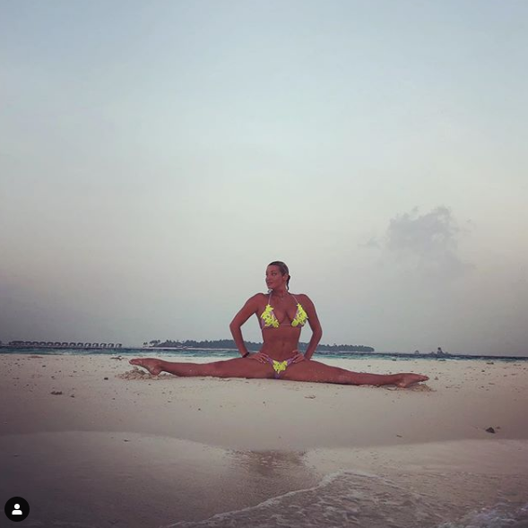 Волочкова на Мальдивах, 2018-й год. Фото скриншот https://www.instagram.com/volochkova_art/?hl=ru