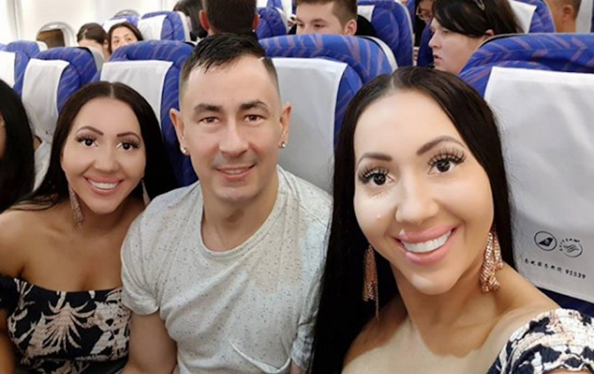 Сёстры с Беном. Фото Скриншот Instagram/annalucydecinque