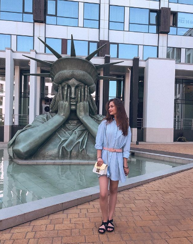 Статуя Свободы в Москве. Фото Instagram/anna_pyrova