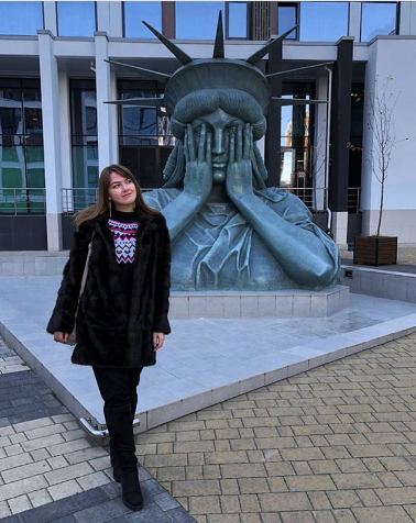 Статуя Свободы в Москве. Фото Instagram/nikatishkaa