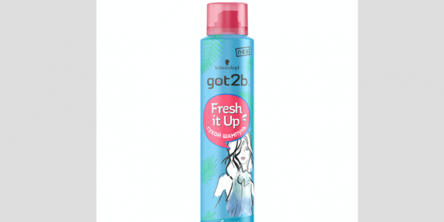 Сухой шампунь Got2b Fresh it Up "Объём. Тропический бриз".