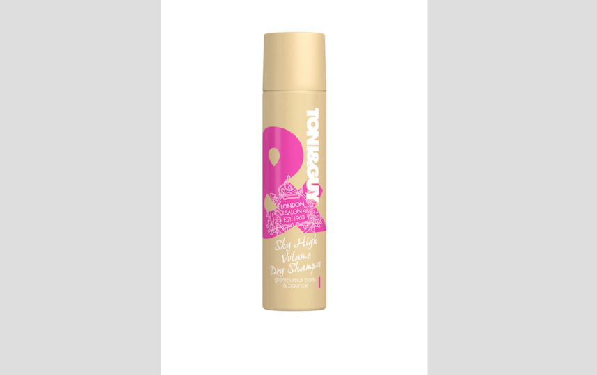 Сухой шампунь Toni&Guy Sky High Volume.