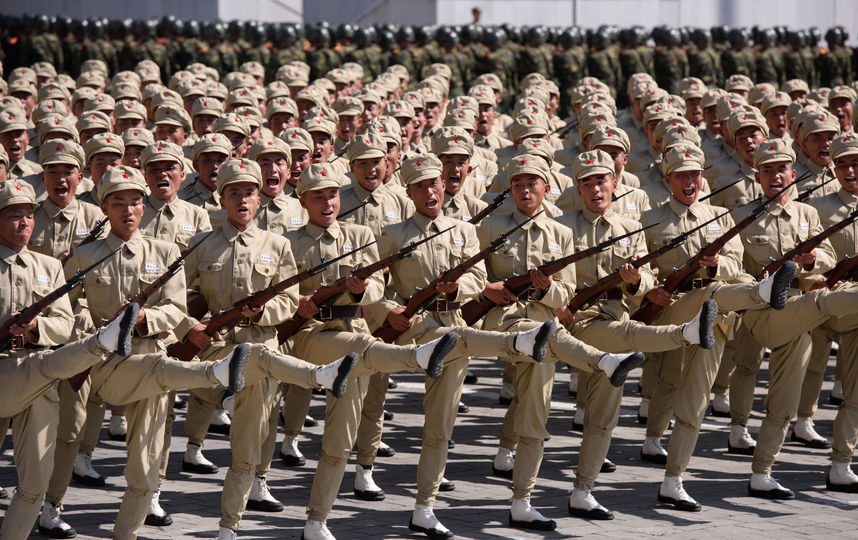 Военный парад в КНДР. Фото AFP