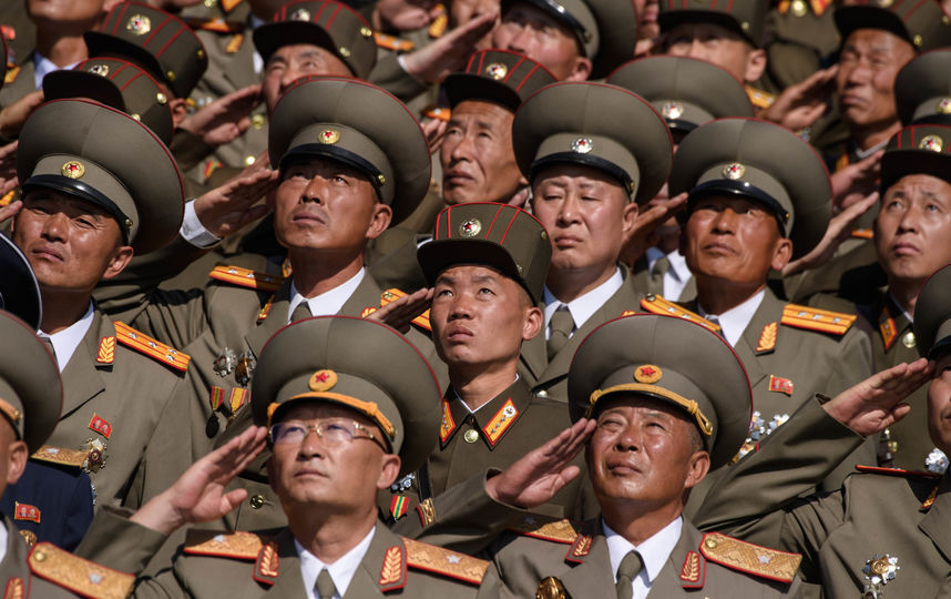 Военный парад в КНДР. Фото AFP