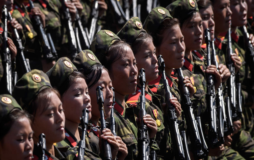 Военный парад в КНДР. Фото AFP