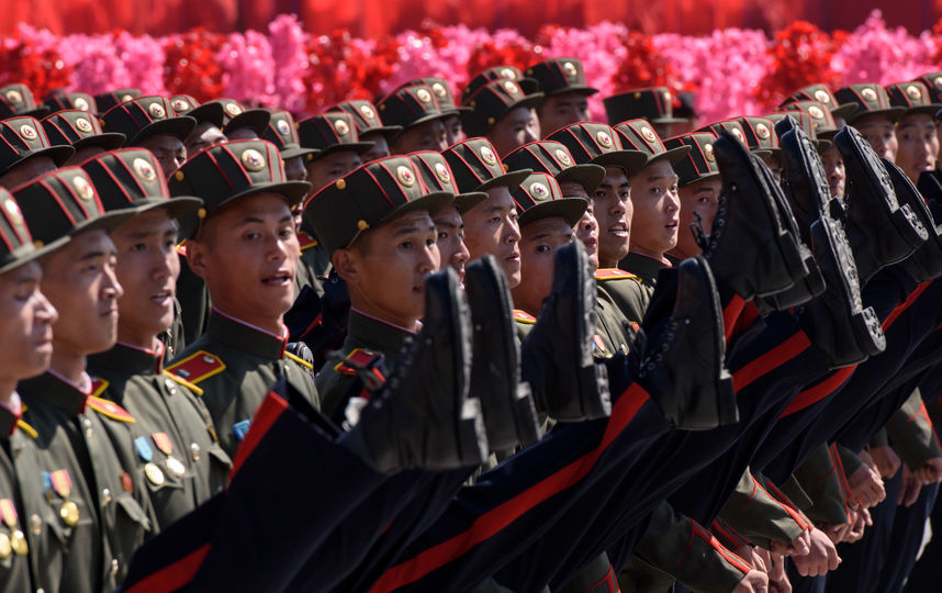 Военный парад в КНДР. Фото AFP