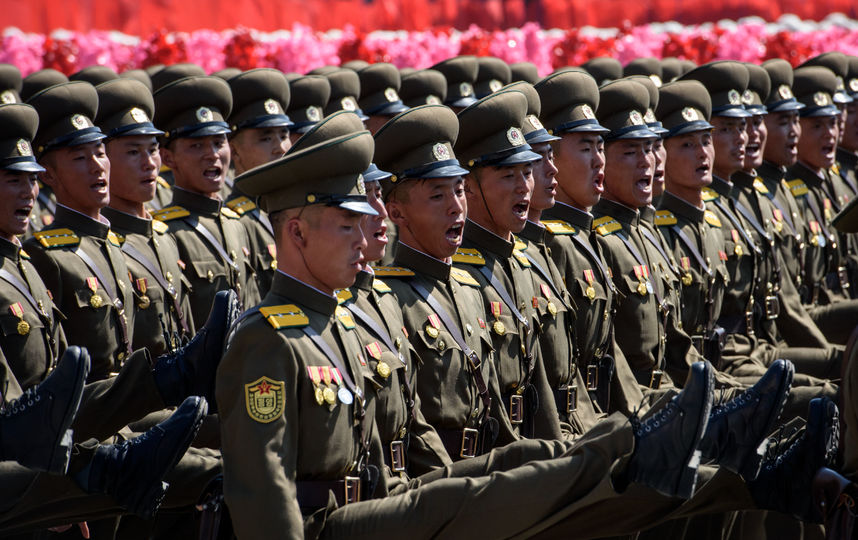 Военный парад в КНДР. Фото AFP