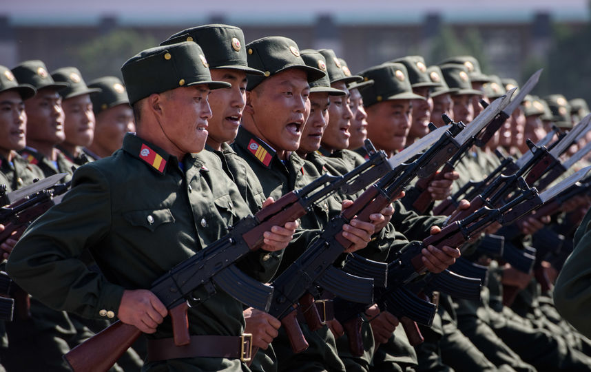 Военный парад в КНДР. Фото AFP