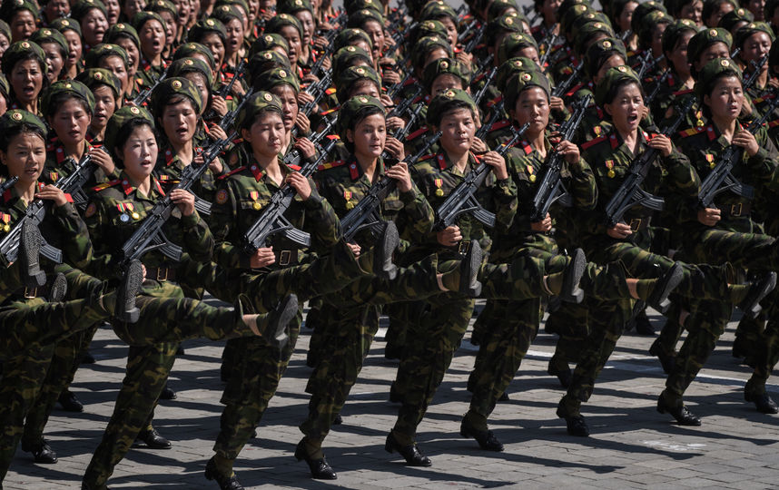 Военный парад в КНДР. Фото AFP