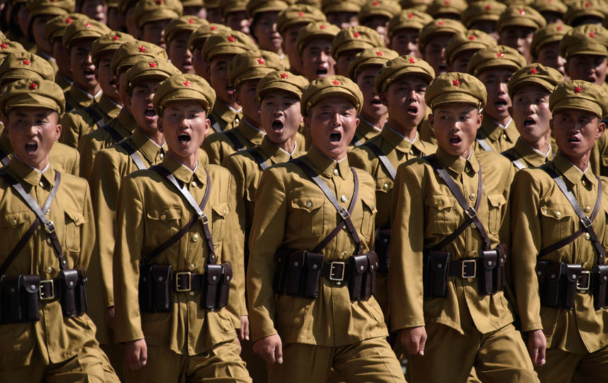 Военный парад в КНДР. Фото AFP