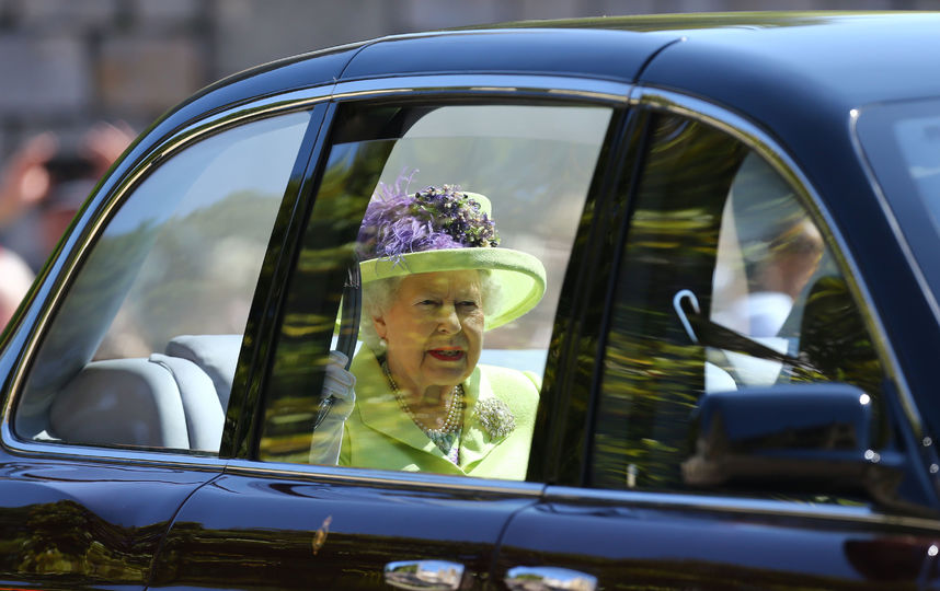 Королева Елизавета II на свадьбе у принца Гарри и Меган Маркл. Фото Getty