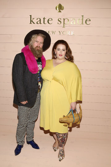 Тесс Холлидей с мужем. Фото Getty