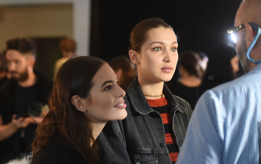 Эшли Грэм и Белла Хадид. Фото Getty