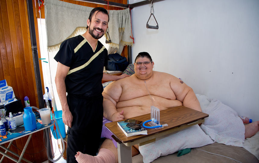 Доктор Хосе А. Кастанеда и Хуан Педро Франко Салас. Фото Antonio Rubio, Nacion Imago