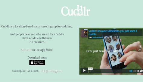 Cuddlr дарит быстрые "обнимашки" в один клик