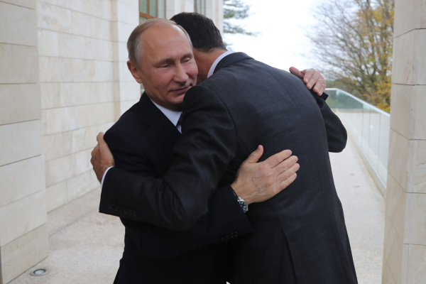 Госдеп США прокомментировал фотографию обнимающихся Путина и Асада