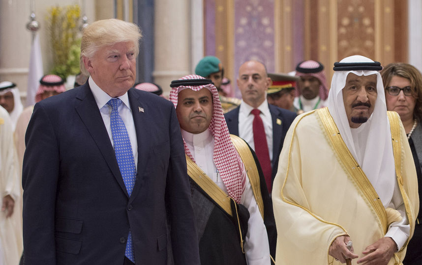 Визит Дональда Трампа в Саудовскую Аравию. Фото AFP