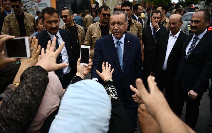 Эрдоган побеждает на президентских выборах в Турции