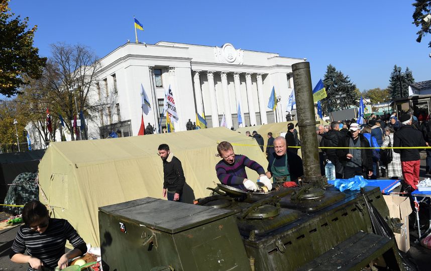 Протесты в Киеве. Фото AFP