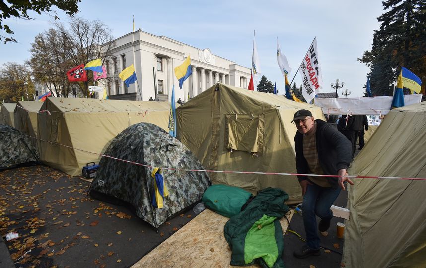 Протесты в Киеве. Фото AFP