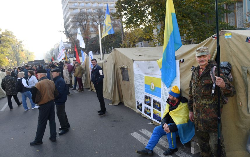 Протесты в Киеве. Фото AFP
