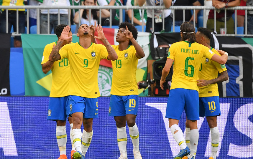 Футболисты сборной Бразилии на ЧМ–2018. Фото AFP