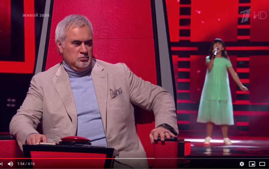 Валерий Меладзе на "Голос.Дети". Фото скриншот с официального канала проекта "Голос. Дети" на YouTube