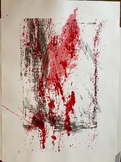 Андрей Макаревич совместно с с Аллой Решетниковой открыл выставку "Принцип красного". Фото Предоставлено организаторами