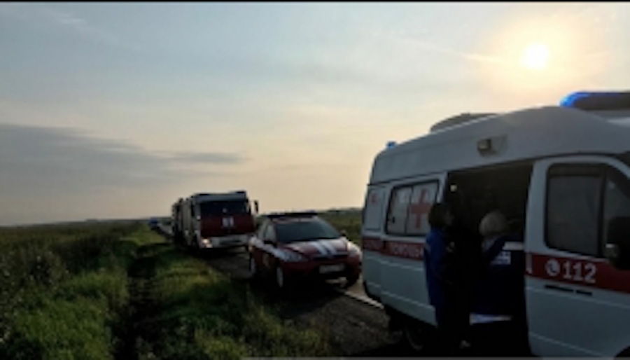 Место ЧП. Фото МЧС РФ по Московской области