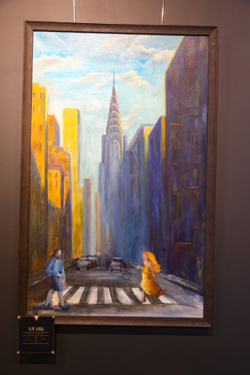 Картина Натальи Воробьёвой «Нью-Йорк». Фото Василий Кузьмичёнок