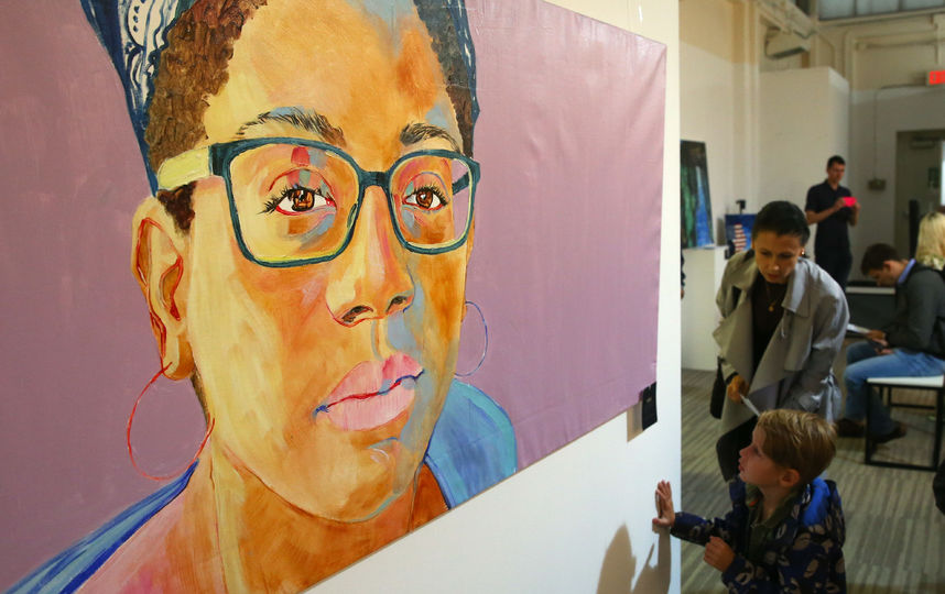 Серия работ Екатерины Щегловой посвящена обычным американцам, которых она встречала в Нью-Джерси. Фото Василий Кузьмичёнок