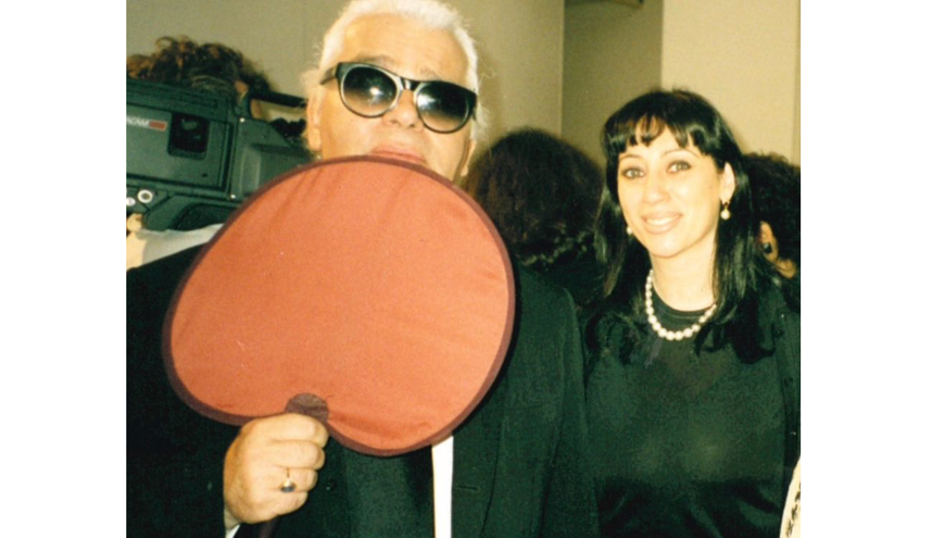 С Карлом Лагерфельдом. Фото instagram.com/verberalla