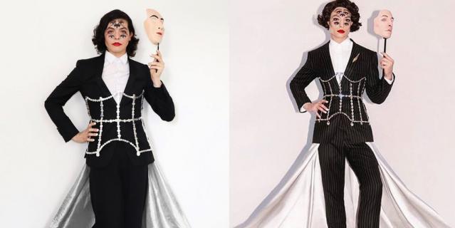 Многоглазый актёр Эзра Миллер стал главной звездой Met Gala 2019.