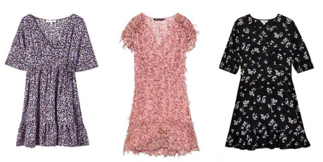 Pull&Bear (1999 руб.) / Zara (3999 руб.) / Miss Selfridge (2100 руб.).