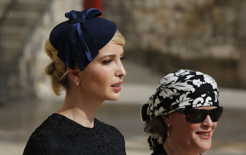 Иванка Трамп возле Стены Плача в Иерусалиме. Фото AFP