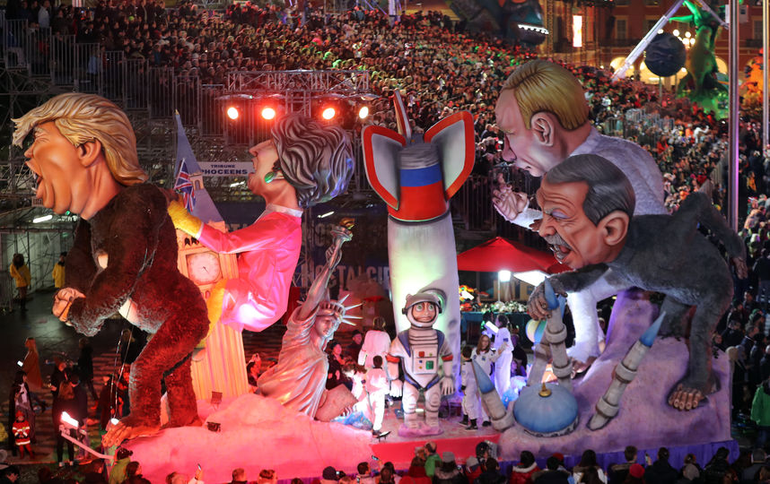 Карнавал в Ницце. Фото AFP