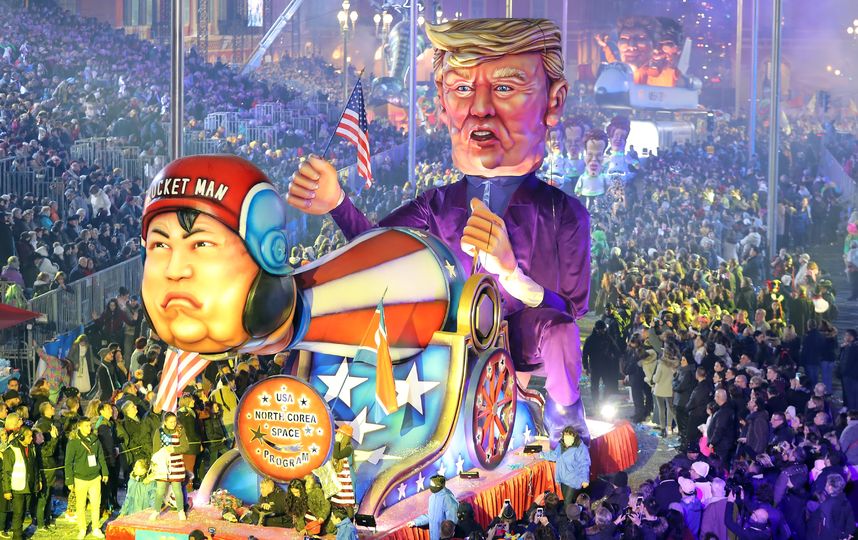 Карнавал в Ницце. Фото AFP