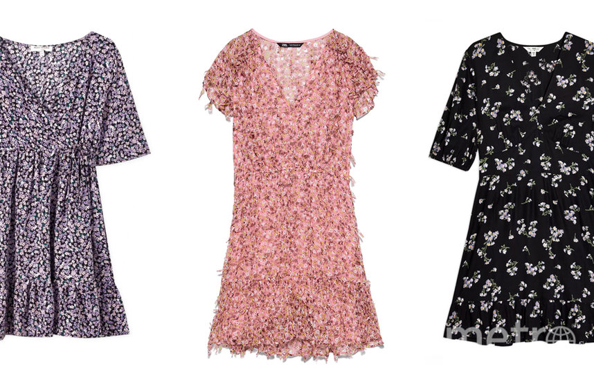 Pull&Bear (1999 руб.) / Zara (3999 руб.) / Miss Selfridge (2100 руб.). Фото Предоставлено интернет-магазином, "Metro"