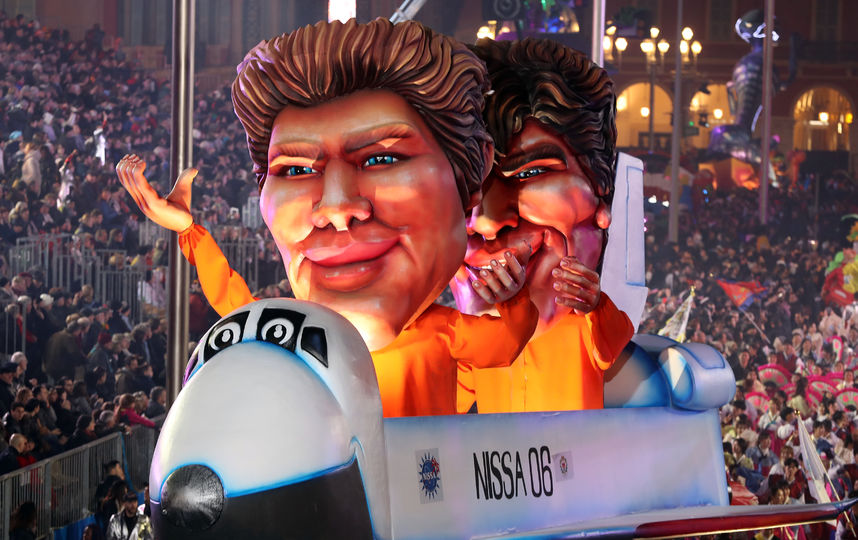 Карнавал в Ницце. Фото AFP