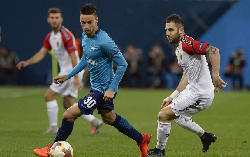 "Зенит" победил "Вардар" со счётом 2:1. Фото AFP