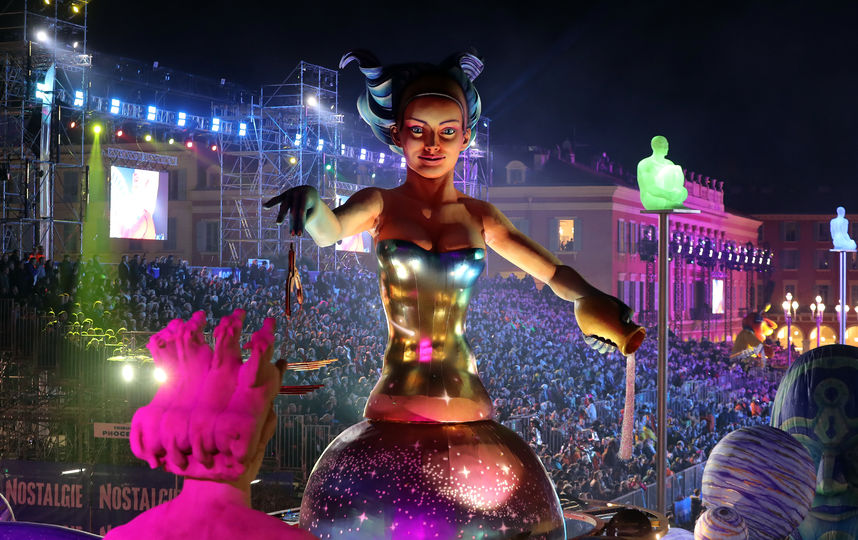 Карнавал в Ницце. Фото AFP