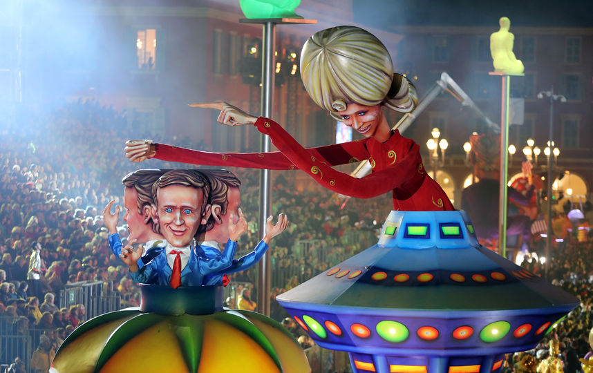 Карнавал в Ницце. Фото AFP