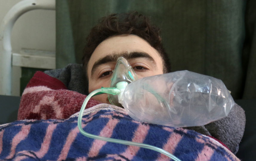 Последствия химатаки в Сирии. Фото AFP