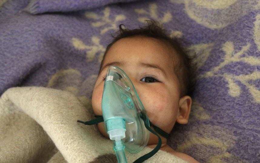 Последствия химатаки в Сирии. Фото AFP