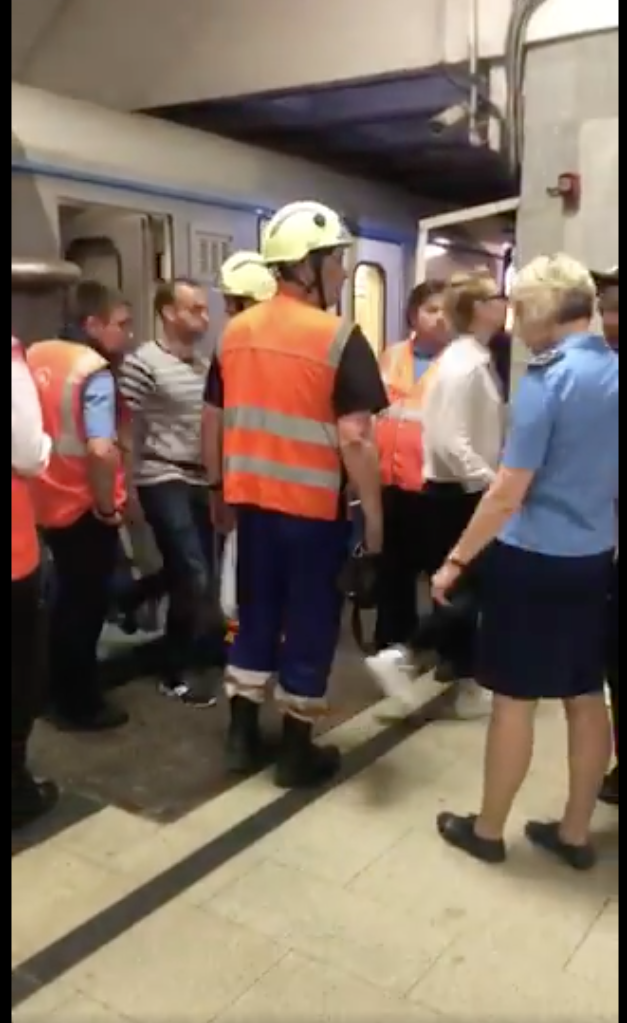 В Москве на "серой" ветке метро застряли поезда