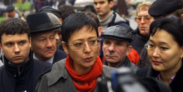 Ирина Хакамада в дни захвата театрального центра.